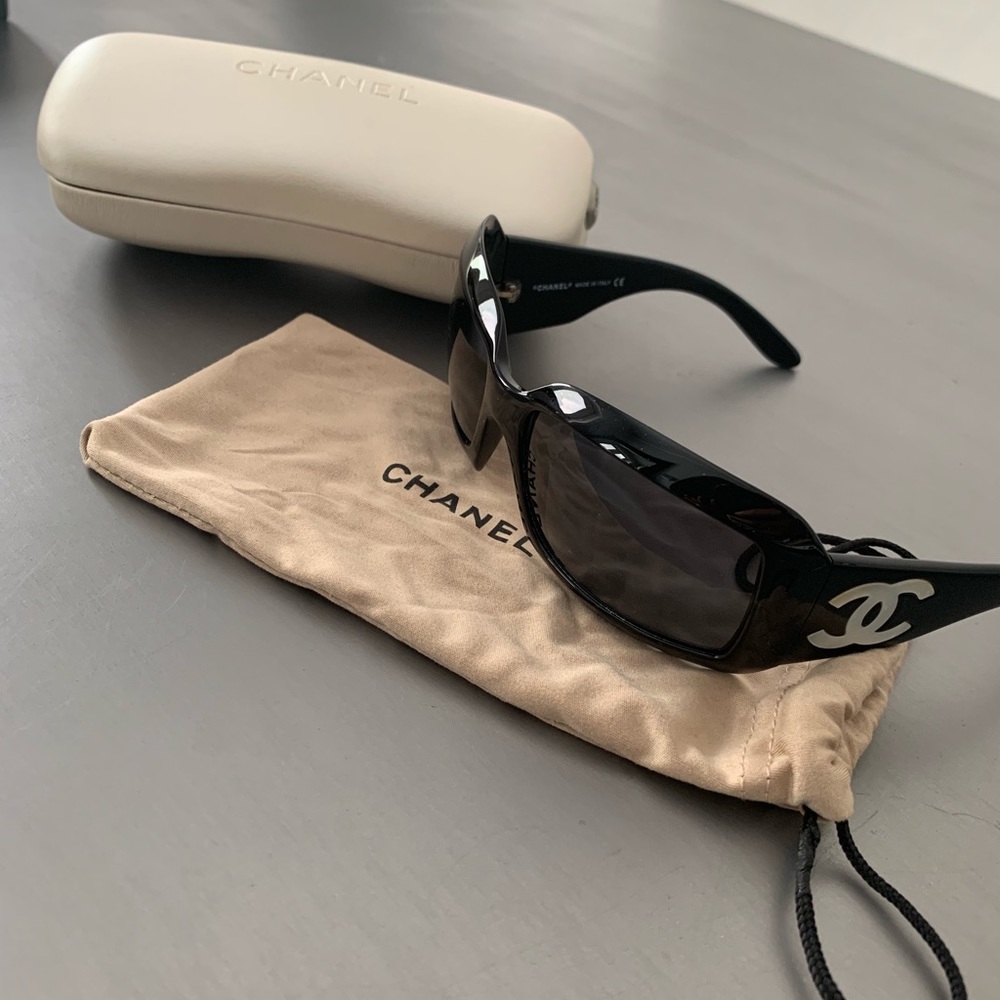 Authentic Chanel Mother Of Pearl Sunglasses